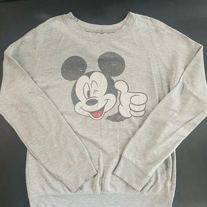 Disney grey long sleeve shirt for girls size XS